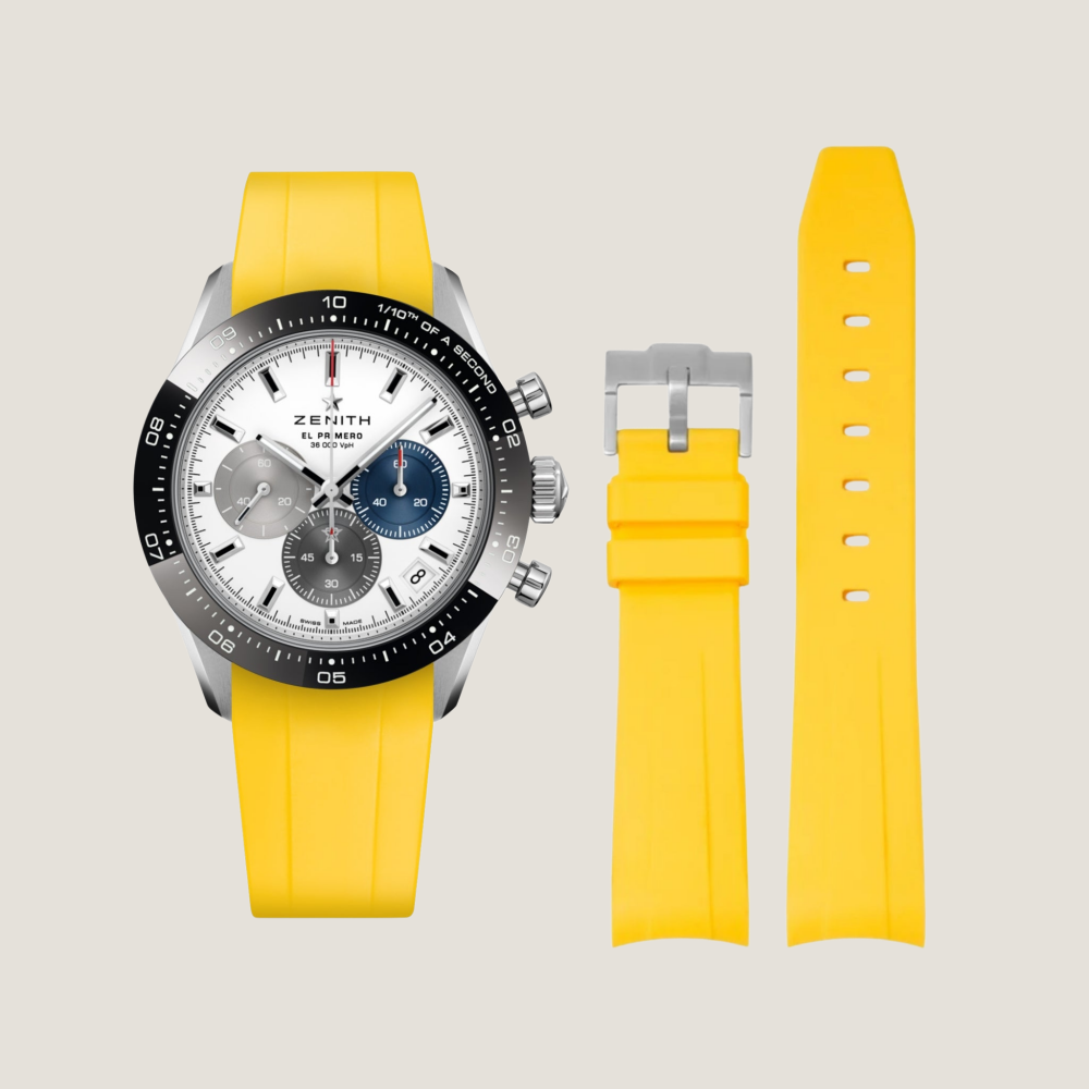 FKM Rubber Strap for Zenith Chronomaster