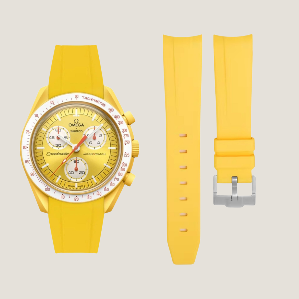 MoonSwatch Mission to the Sun FKM Rubber Strap