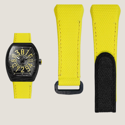 Velcro FKM Rubber Strap for Franck Muller Vanguard