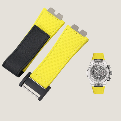 Velcro FKM Rubber Strap for Hublot